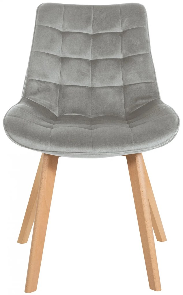 Stolička Brook - zamat - Sivá