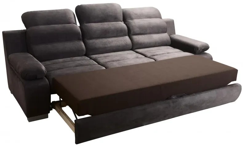 Pohovka Denver 3R, šedá (MIL 10844)