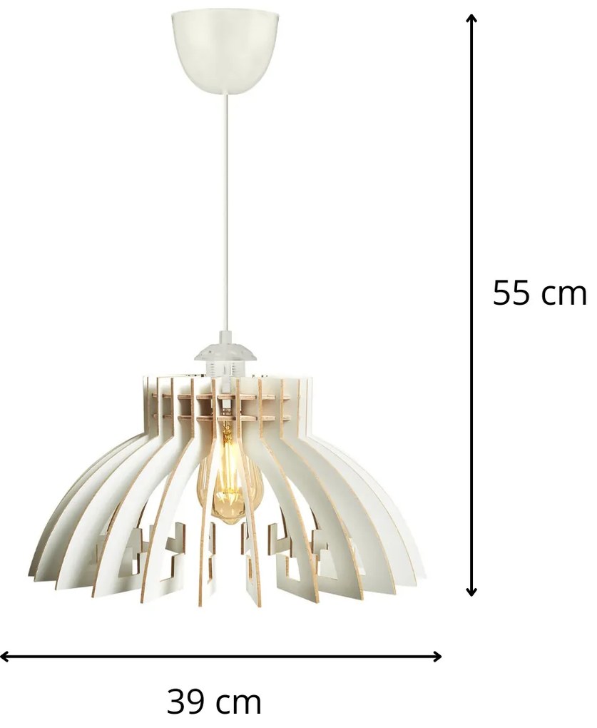 Stropné svietidlo Petit III biele