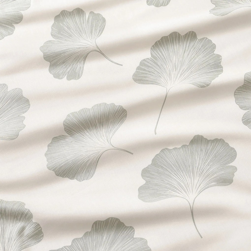 Goldea bavlnený záves - listy ginkga 240x150 cm