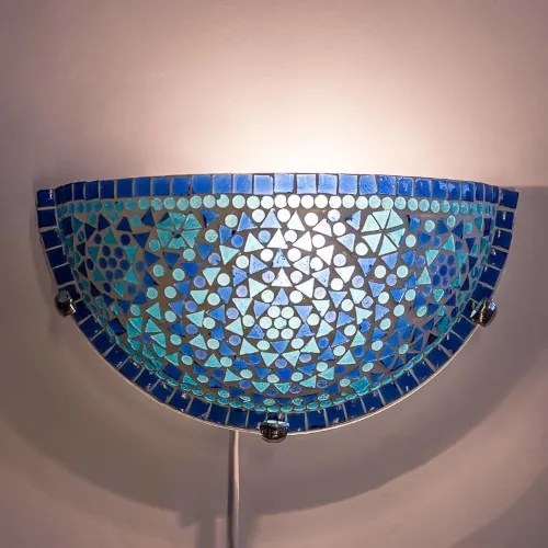 Morroco wall lampa s vypínačom Moon mozaika SKY 30*17