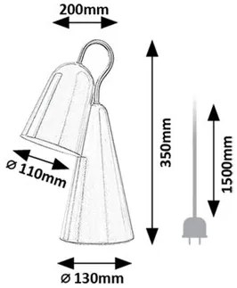 Rabalux RABAL stolná lampa 74225