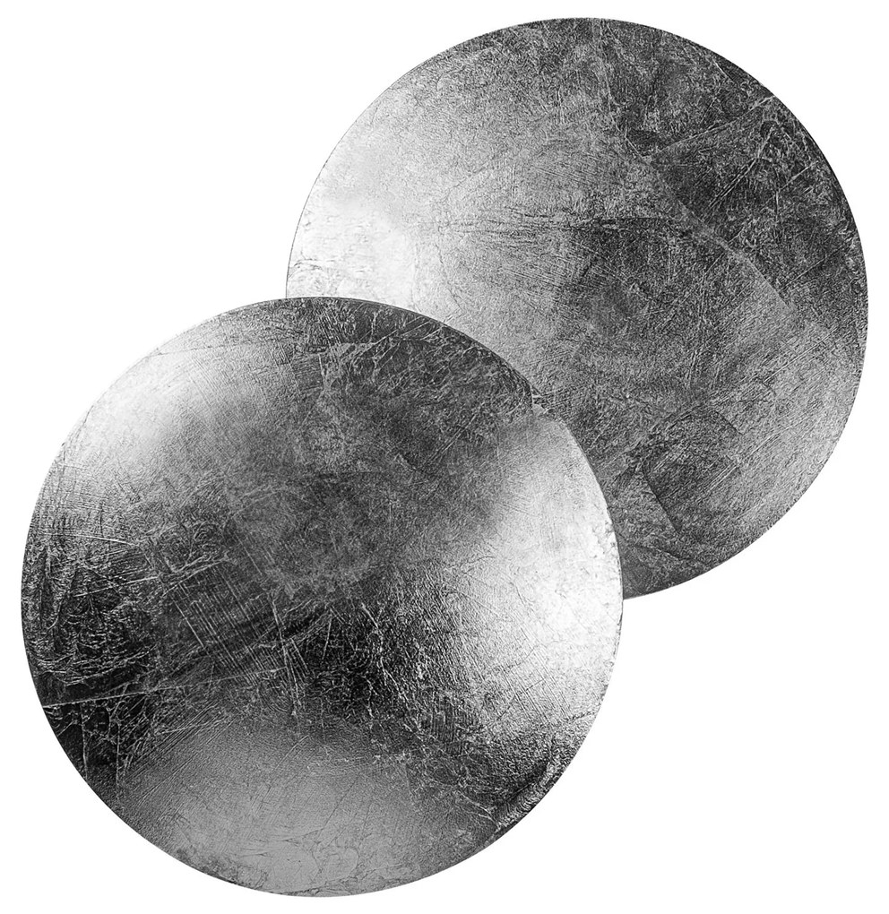 Nástenné LED svietidlo Yosma strieborné