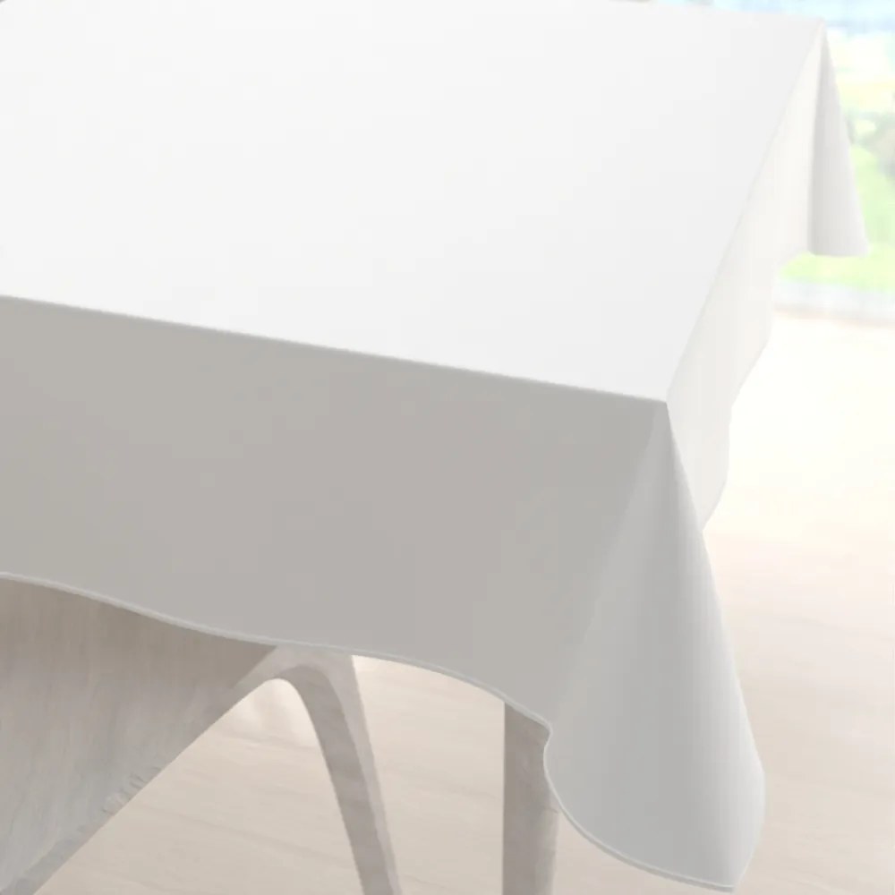 Biante Veľký bavlnený štvorcový obrus MONI MO-039 Biely 150x150 cm