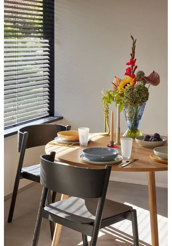 Okrúhly jedálenský stôl v dekore duba v prírodnej farbe ø 115 cm Ground – Hübsch