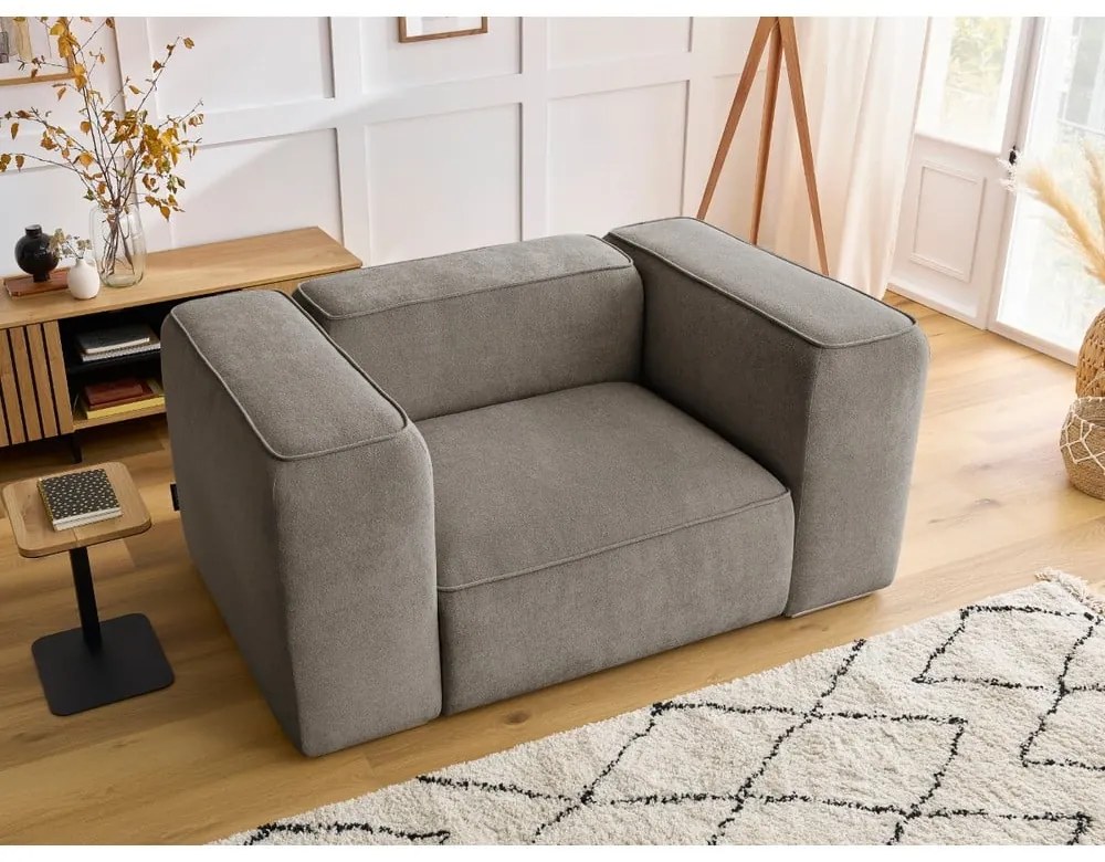 Sivobéžové kreslo Zephyr – Bobochic Paris