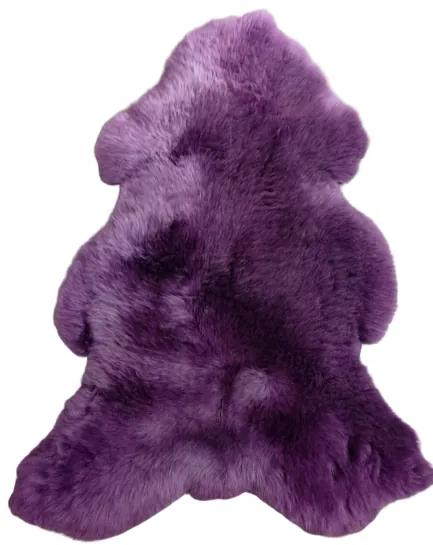 ovčia kožušina fialová Veľkosť: 100-120cm x 60-70cm