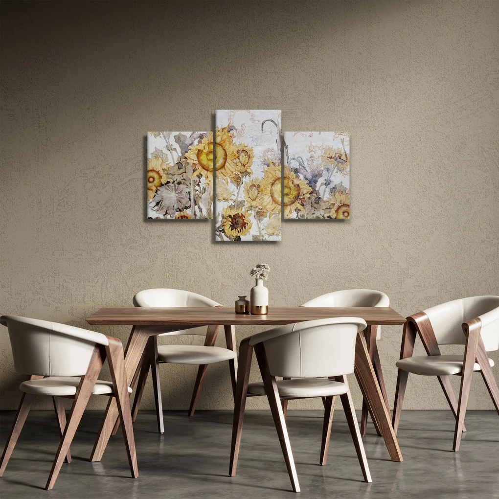 Obraz - Slnečnica v stene (90x60 cm)