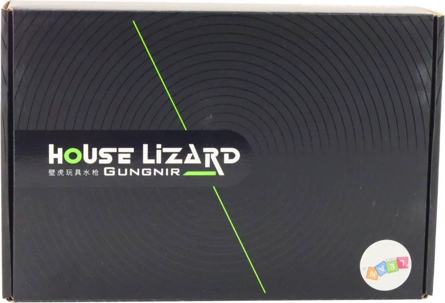 LEAN Toys Vodná pištoľ, automatická, hnedá, s priehľadnou nádržkou