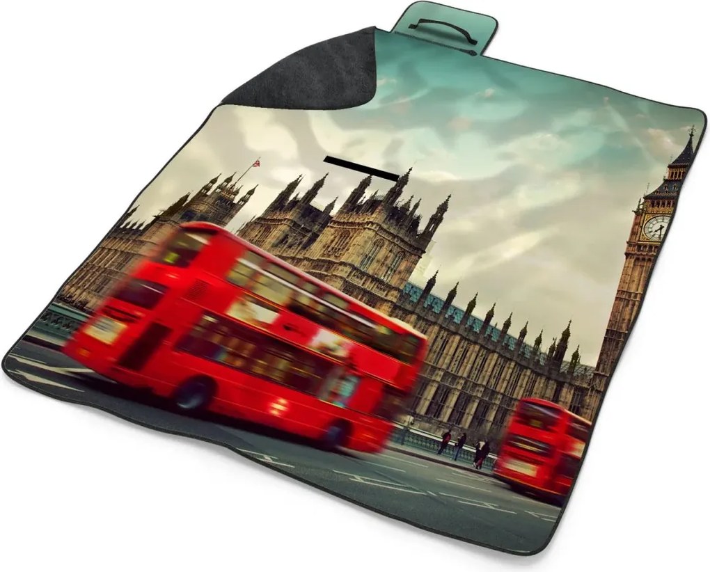 Sablio Plážová deka Londýn: 200x140 cm