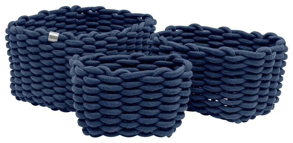 Látkové košíky v súprave 3 ks 30x25x19 cm Tom Tailor – Wenko