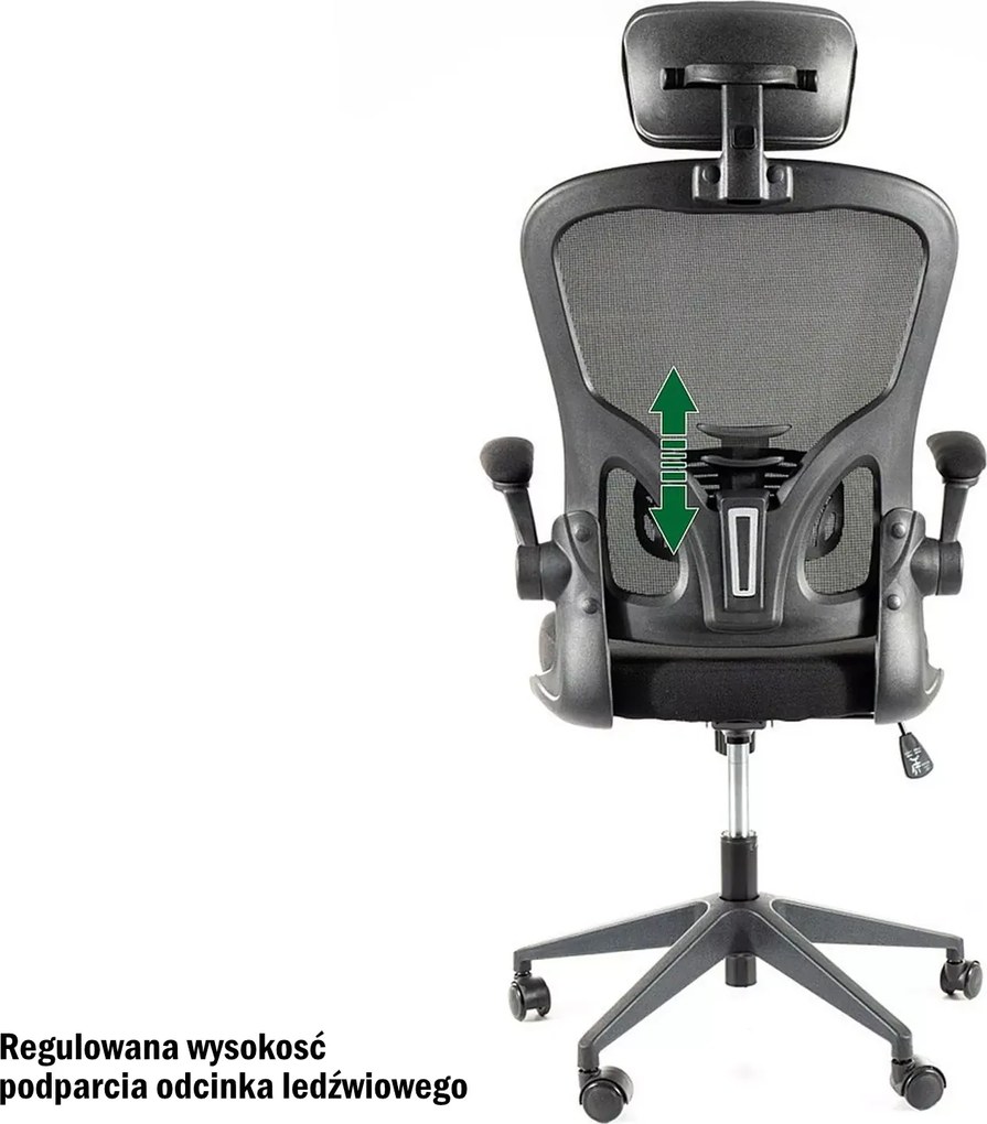 SI Otočná stolička Q-060 čierna