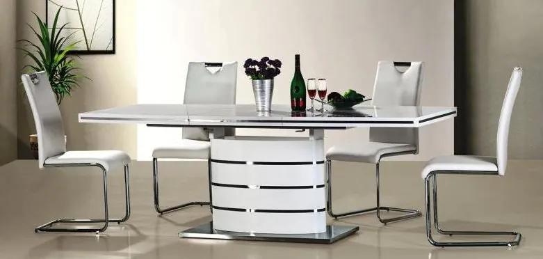 SIGNAL Jedálenský stôl FANO biely