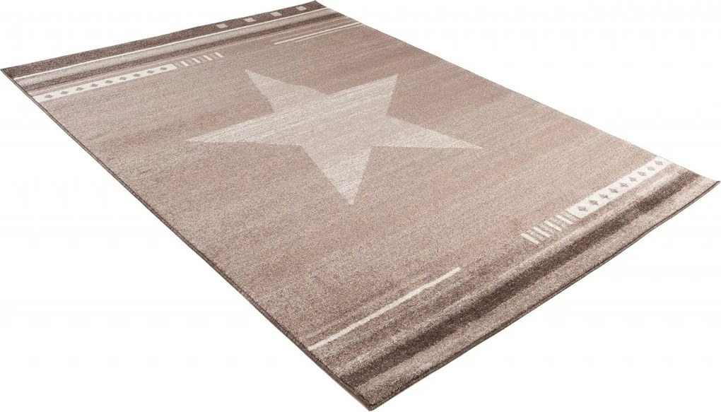 TA Koberec L916A TMAVO BÉŽOVÉ MAROKO BRH Rozmer: 160x220 cm