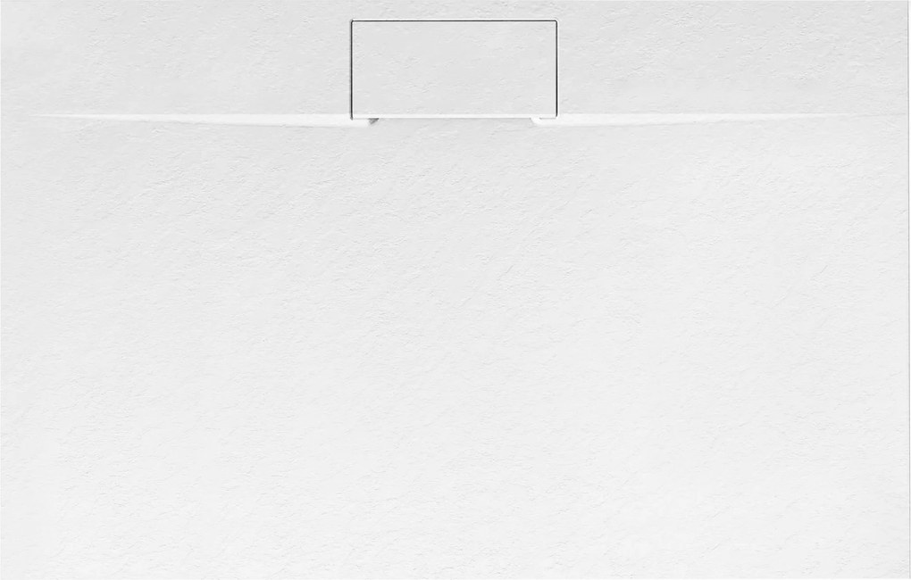 Rea Bazalt Long, SMC sprchová vanička 90x120 cm + sifón, biela, REA-K3903