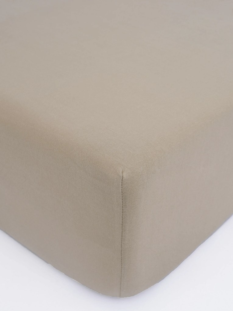 Jersey plachta Classic 140 x 200 cm – sivohnedá