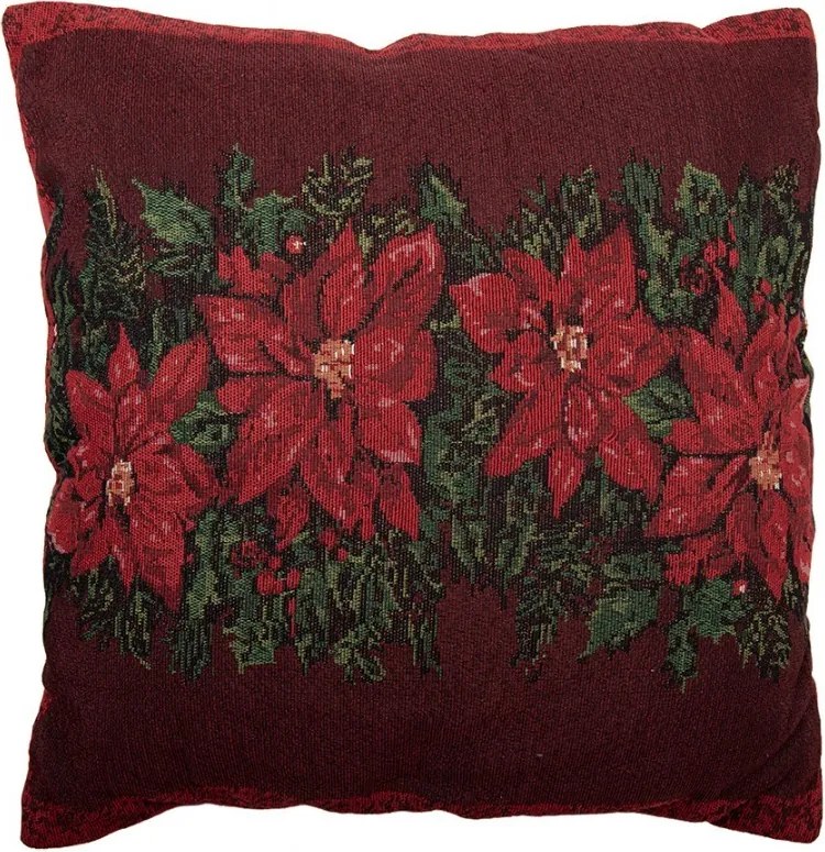 Decorative Cushion 45x45 Cm Red Polyester - 45*45*4 cm