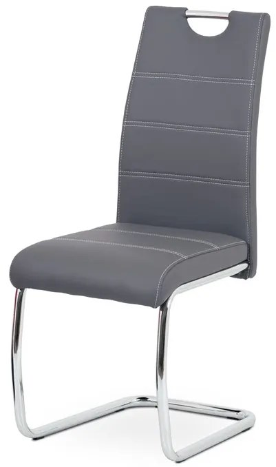BONTEC Jedálenská stolička, čierna, ekokoža, HC-481 BK Farba: Čierna
