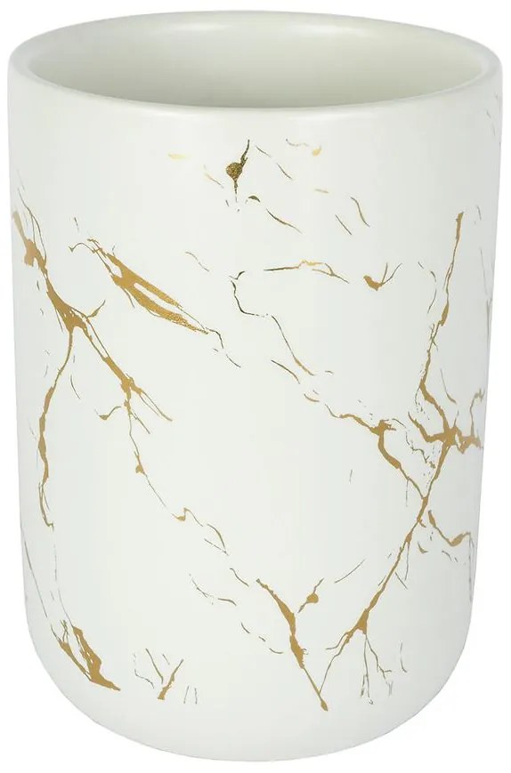 Pohár Gold Line keramika biela/zlatá CST-1774 41