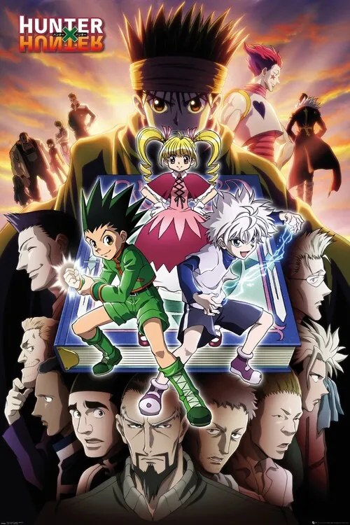 Plagát, Obraz - Hunter X Hunter - Book Key Art