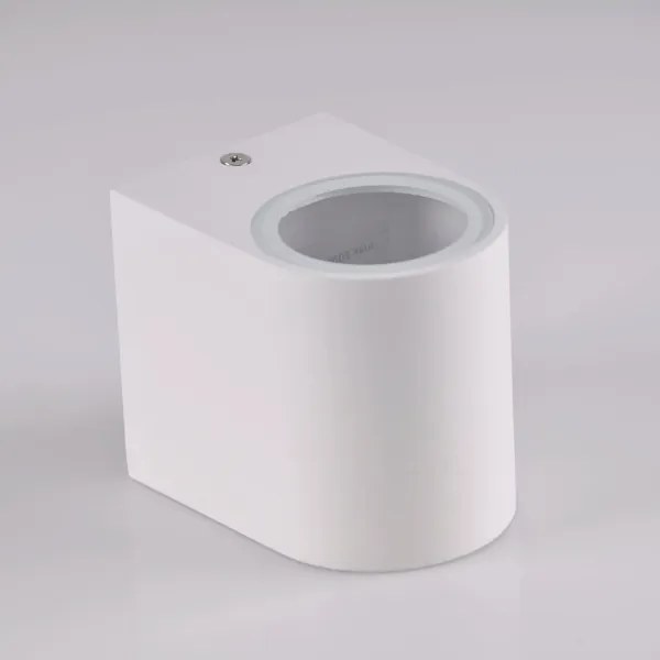 Vonkajšie nástenné svietidlo BOSTON 1xGU10/10W/230V IP44 biela