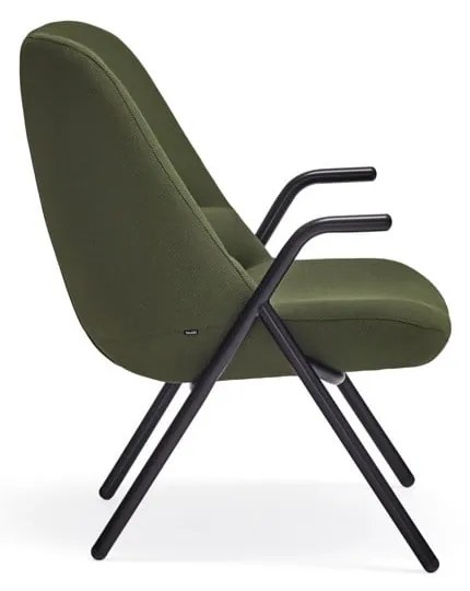 Zelené kreslo Teulat Dins, výška 90 cm