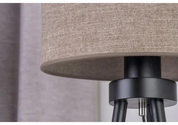 Duolla - Stolná lampa OVAL 1xE27/15W/230V pr. 30 cm hnedá