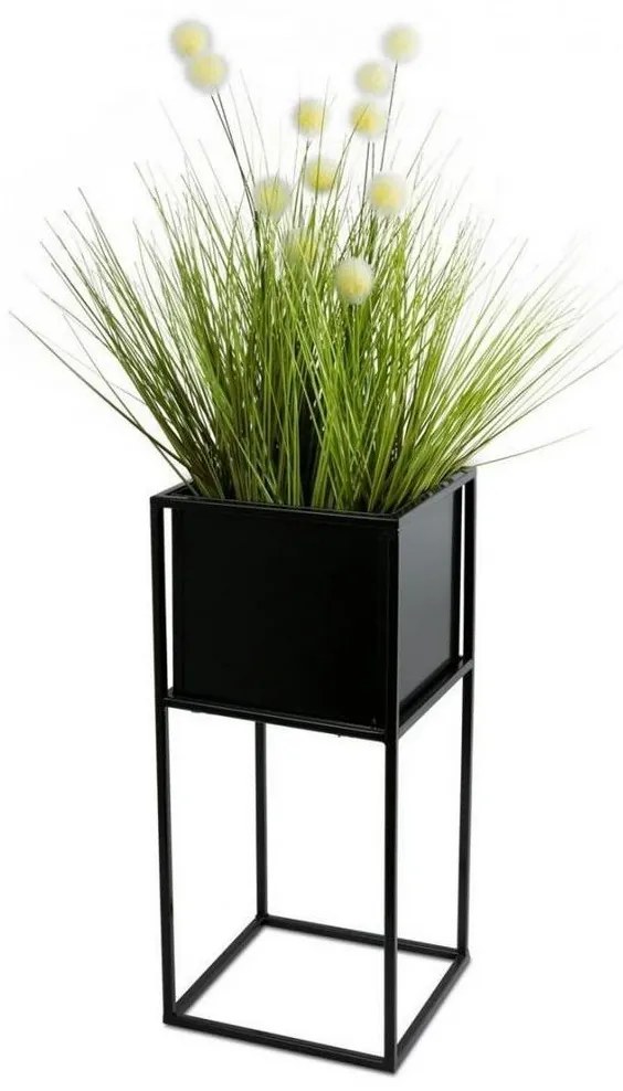 Stojan na kvety 50x24 cm čierna