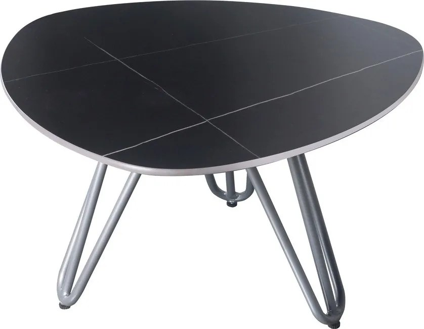 Záhradný odkladací stolík s doskou z kameňa 68x67,5 cm Alina – Garden Pleasure