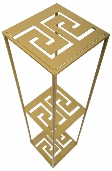 Stojan na kvety 100x24 cm zlatá