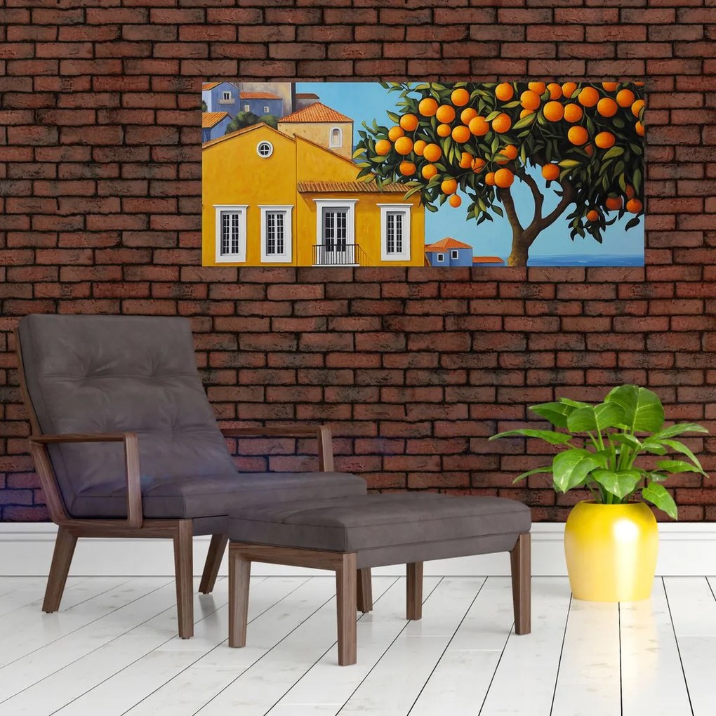 Obraz - Pomarančovník (120x50 cm)
