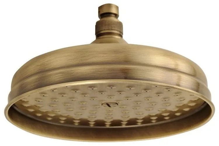 Mosadzná hlavová sprcha v bronzovej farbe ø 20 cm Antea – Sapho