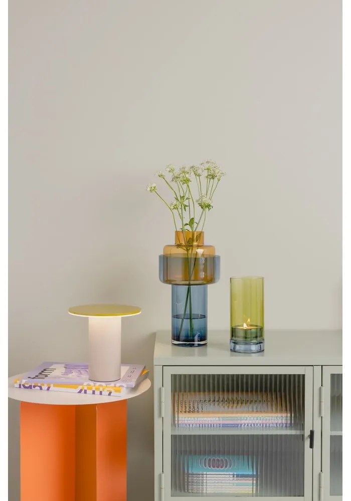 Zelená LED stmievateľná stolová lampa (výška 18 cm) Fungo – Remember