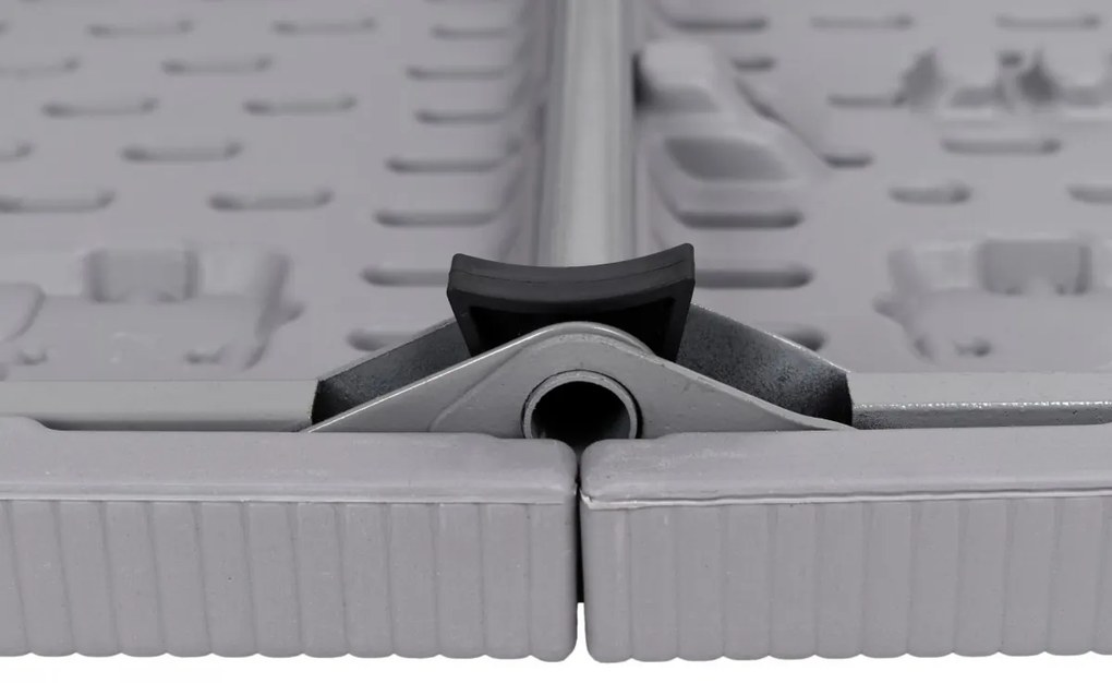 Skladací záhradný stôl sivý