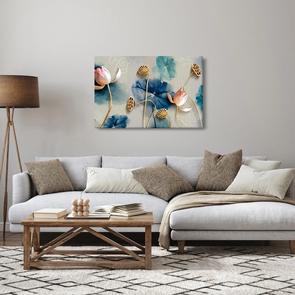 Obraz s kvetmi (90x60 cm)