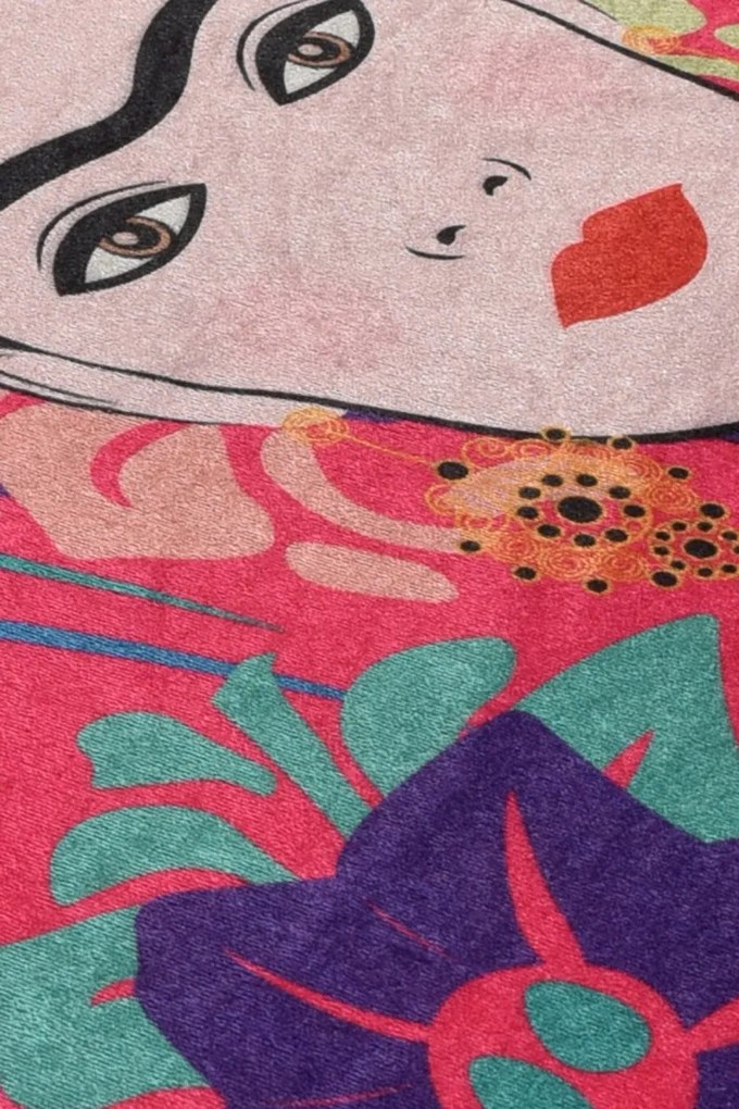 Súprava 2 kusov kúpeľňových predložiek Frida ružová