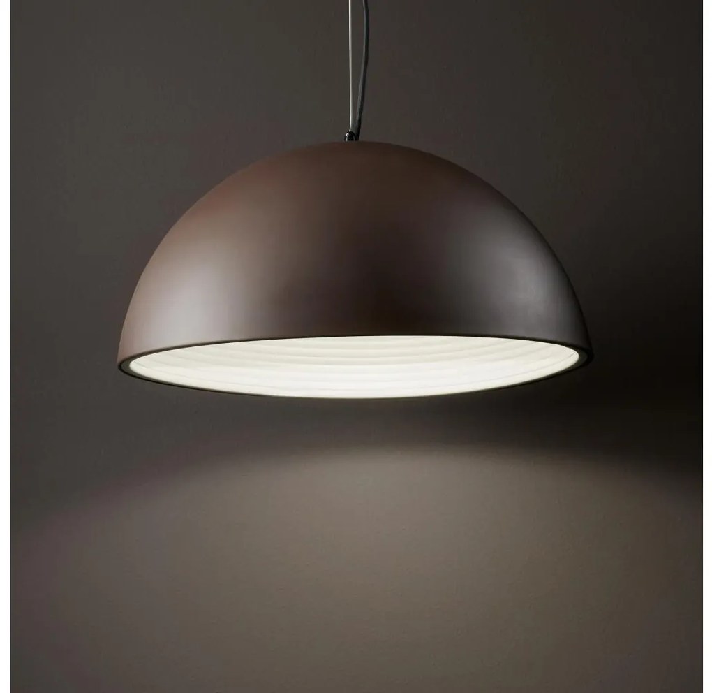 Ideal Lux - Luster na lanku FOLK 1xE27/60W/230V pr. 40 cm hnedá