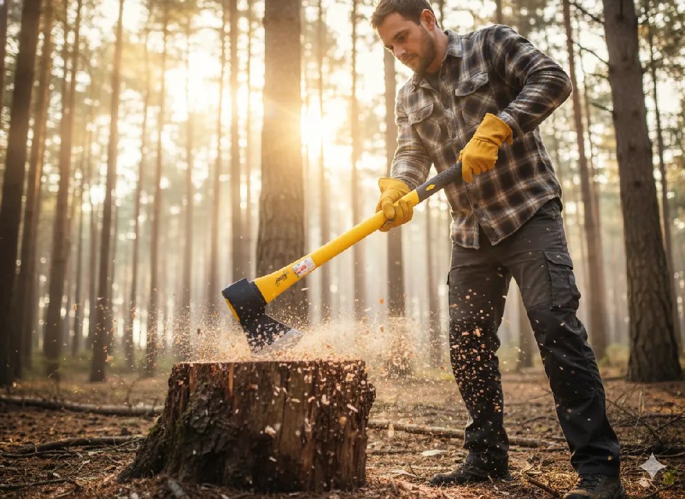 Garden Line Tesárska sekera 1400 g, rukoväť 70 cm