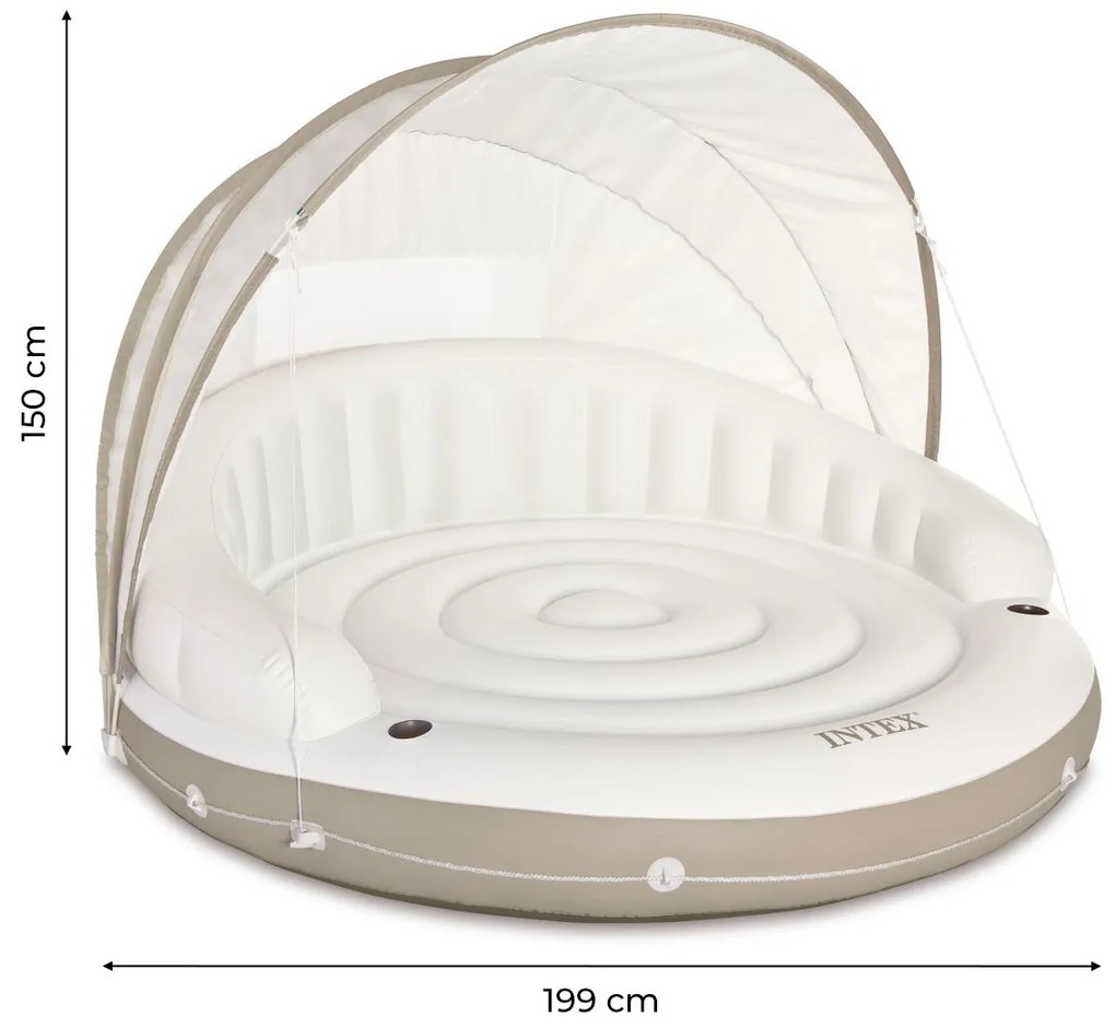 Intex Nafukovací ostrovček so strieškou 199x150cm INTEX 58292