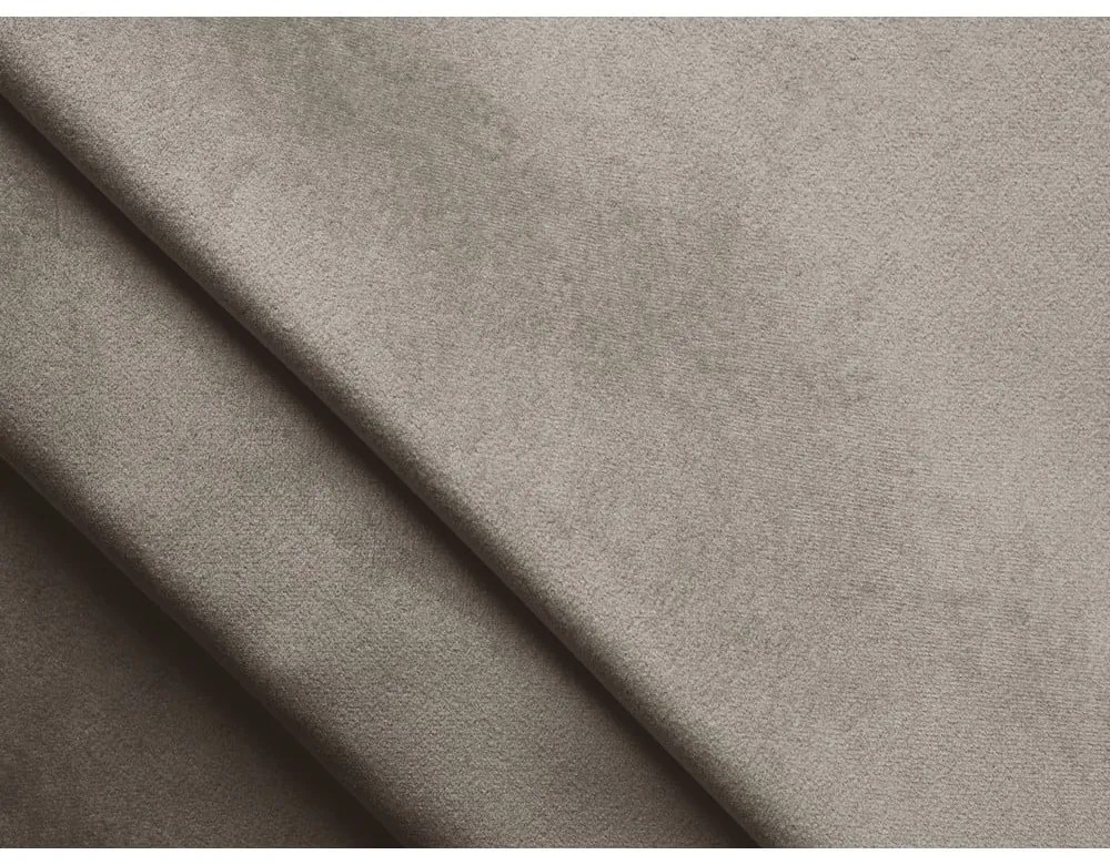 Čalúnená dvojlôžková posteľ taupe s úložným priestorom s roštom 140x200 cm Anani – Makamii
