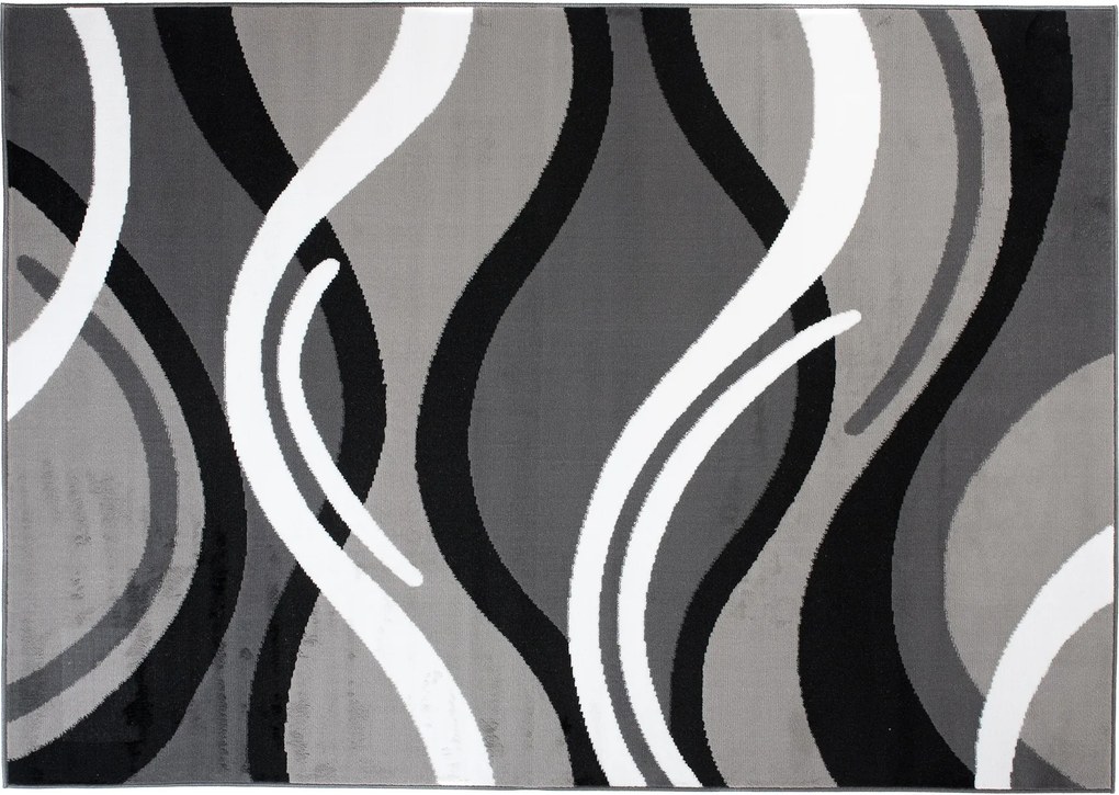 TA Koberec T966A GRAY CHEAP PP CRM Sivý Obdĺžnikový Rozmer: 140x200 cm