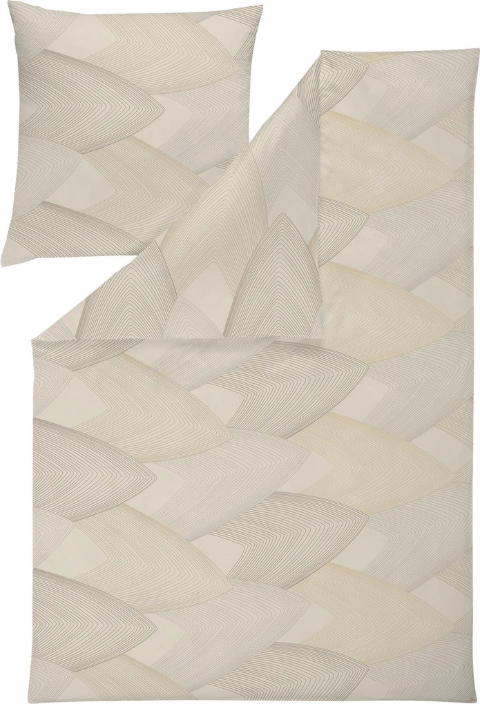 XXXLutz POSTEĽNÁ BIELIZEŇ, interlock džersej, prírodná farba, 140/200 cm Estella - Obliečky & plachty - 004142085302