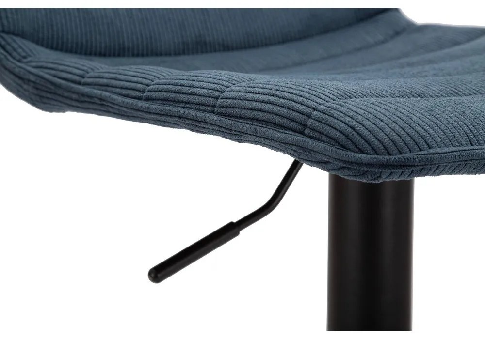 Barová stolička s nastaviteľnou výškou v petrolejovo-čiernej farbe (výška sedadla 61 cm) Malia – Mauro Ferretti