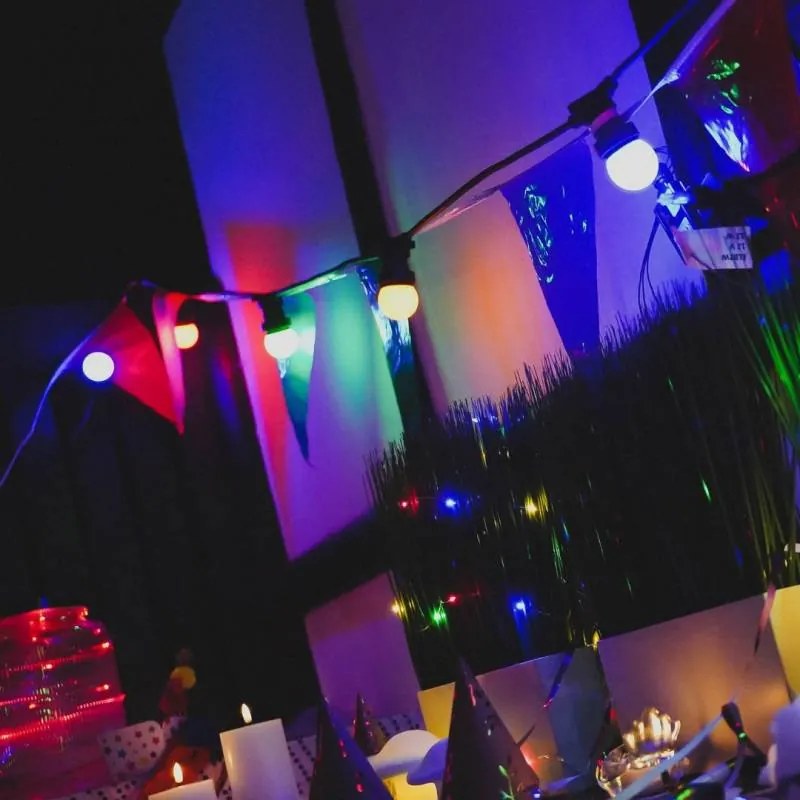 DECOLED LED žárovka, žlutá, patice E27