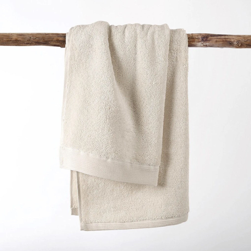 Goldea modalový uterák/osuška s prírodným vláknom - režný 50 x 100 cm