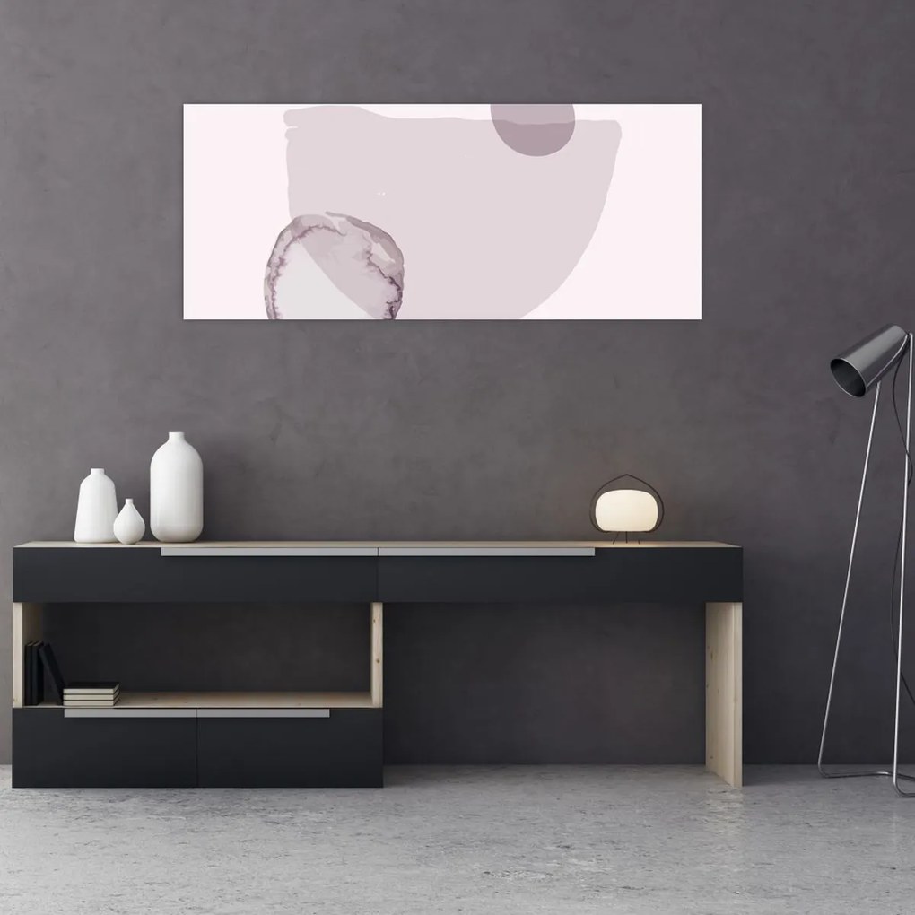 Obraz - Fialový minimalizmus N⁰2 (120x50 cm)