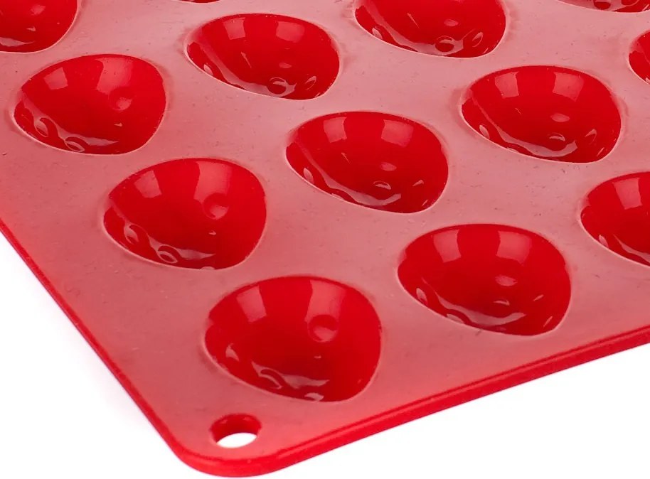 Forma na orechy Culinaria 34x26 cm, červená
