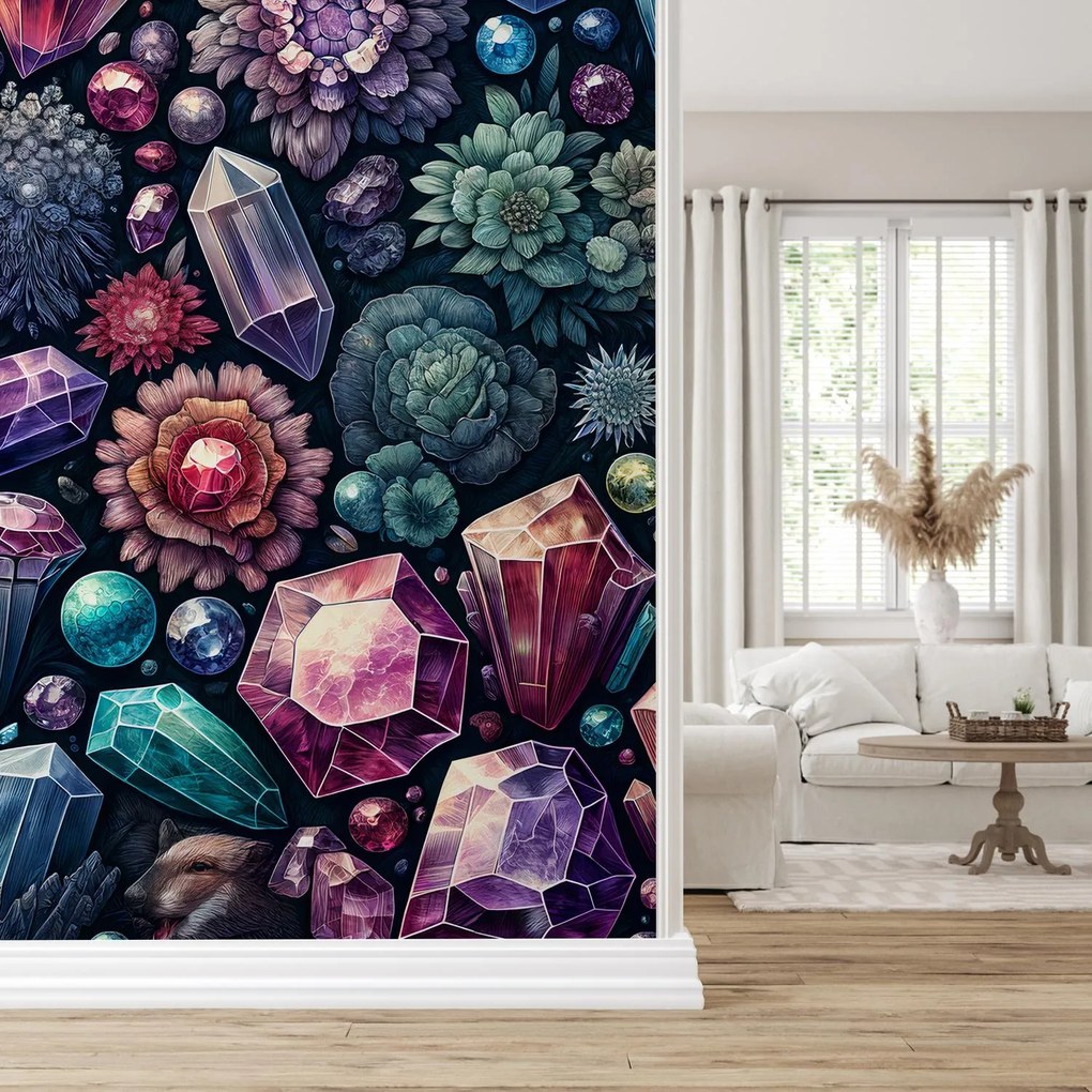 Fototapeta - Kvetinové diamanty (147x102 cm)