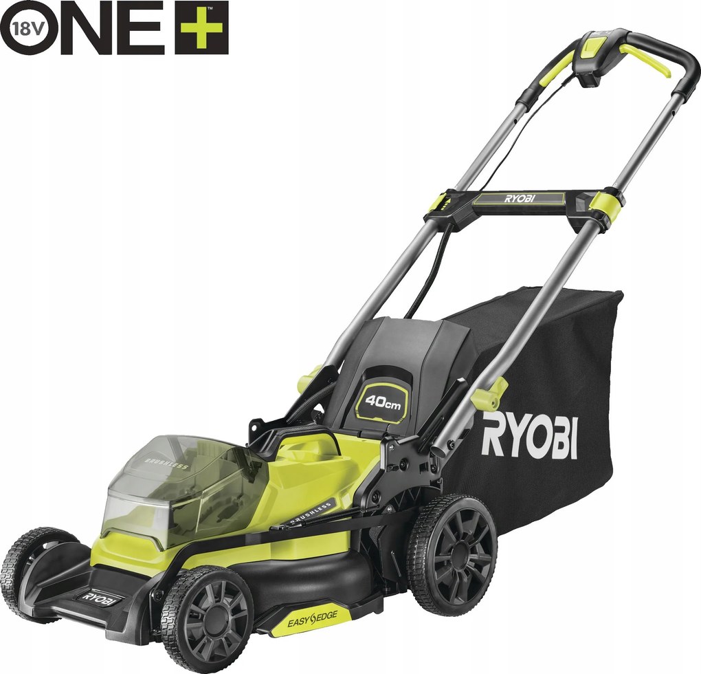 Ryobi RY18LMX40C-0 18V One+ Bezuhlíková kosačka na trávu záber 40cm bez Aku