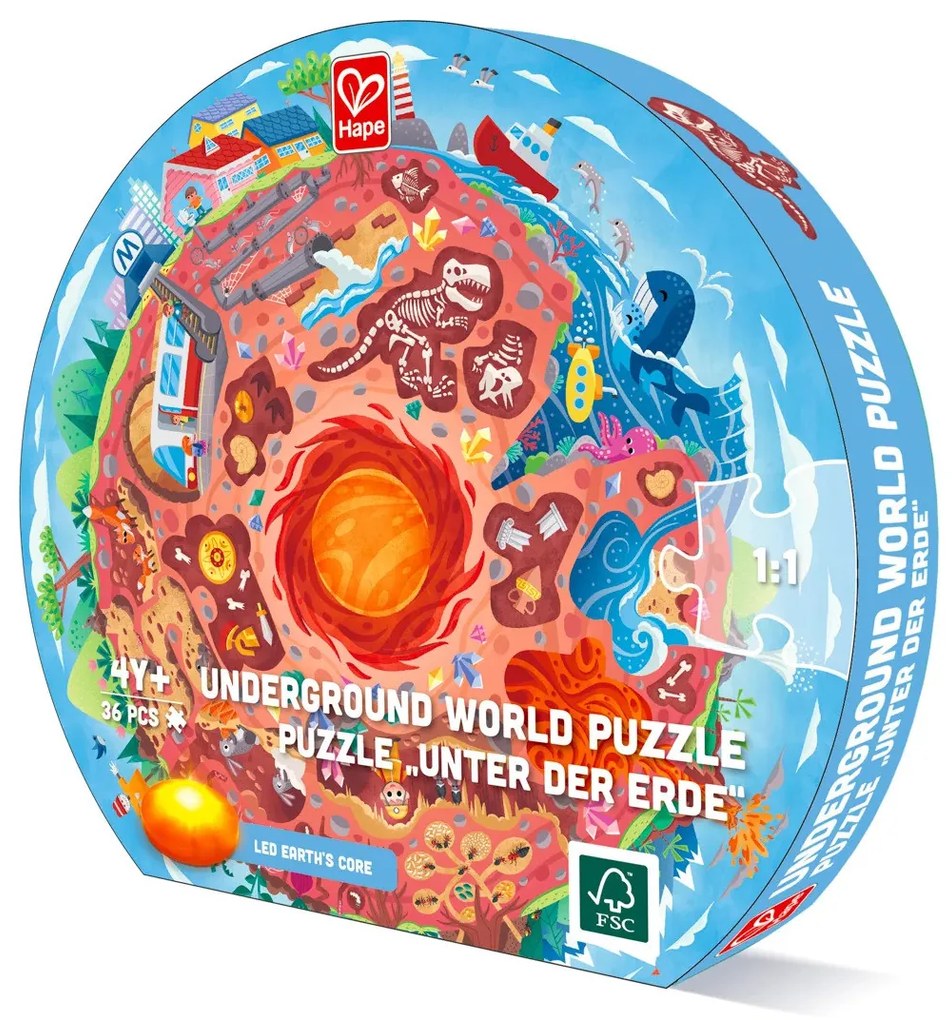 Puzzle - Podzemný svet - 36 ks